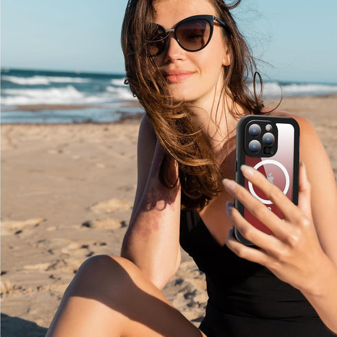 for iPhone 15 Pro Case, IP68 Waterproof Case for iPhone 15 Pro, with Built-in Screen Protector, Waterproof Shockproof DustProof, Rugged FullBody C...
