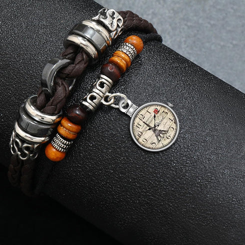 30Pcs Vintage Alloy Magic Clocks Charms Watch Pendant for DIY Keychain Earring Necklace Bracelet Steampunk Jewelry Making Supplies...