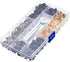 100 Set Snap Fasteners Leather Snaps Button Kit Press Studs with 4 Pieces Fixing Tools, 12.5 mm in Diameter...