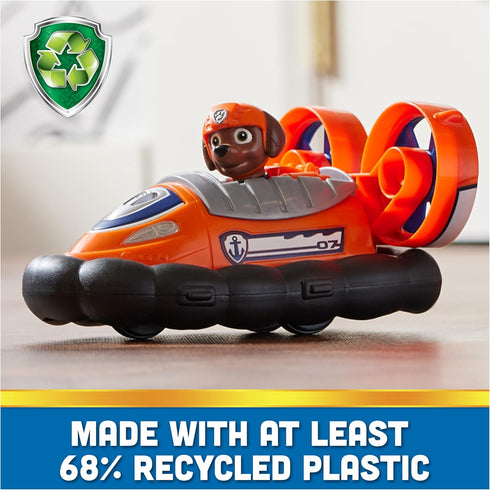 Paw Patrol, Zuma’s Hovercraft, Toy Vehicle with Collectible Action Figure, Sustainably Minded Kids Toys for Boys & Girls Ages 3 and Up...