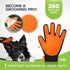 Pet Grooming Gloves - Gentle Deshedding and Washing Glove - Cat Grooming Glove - Dog Grooming Gloves - 260 Silicone Tips Per Dog Brush Gloves for ...