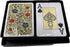 DA VINCI Fiori, Italian 100% Plastic Playing Cards 2 Deck Set, Poker Size Large Print Jumbo Index...