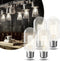 DORESshop 4 Pack LED Edison Bulbs, 4W Edison Light Bulbs, Antique LED Filament Bulbs 40W Equivalent, E26 Base,T45 LED Bulb with Clear Glass,Daylig...