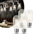 DORESshop 4 Pack LED Edison Bulbs, 4W Edison Light Bulbs, Antique LED Filament Bulbs 40W Equivalent, E26 Base,T45 LED Bulb with Clear Glass,Daylig...