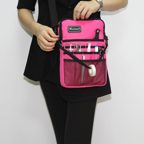 Tuhaoge Multifunctional Nurse Storage Bag?Nurse Kit Practical Waist Bag ?Nurse Pocket Storage Bag (RoseRed)...