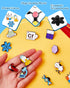 Taiyin 14 Pcs Science Pin Set for Kids Cute Enamel Lapel Pin Lab Pins Cartoon Scientist Science Pins Lapel Laboratory Alloy Brooch Pin for Badges ...