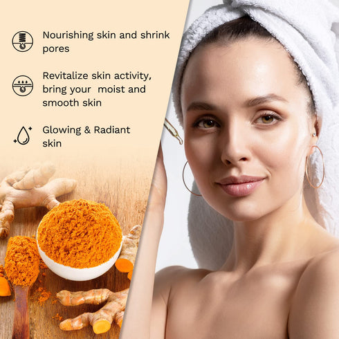 ANAI RUI Turmeric Face Oil, Facial Oils & Serum with Turmeric, Turmeric Skincare Oil for Dry Skin, Wrinkles, Acne, Evens Tone, Moisturizing Face O...