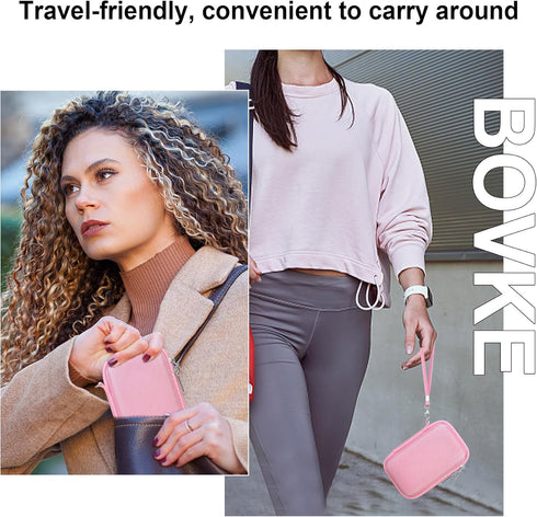 BOVKE Camera Case for Canon PowerShot G7X Mark III / G7 X Mark II Digital 4K Vlogging Camera, Canon Live Streaming Video Camera Travel Case with M...