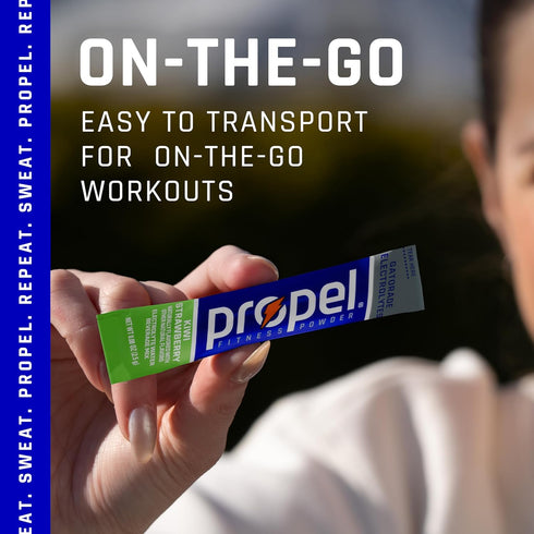 Propel Electrolyte Enhanced Water Drink Mix Powder Packets, 4 Flavor Variety Pack, Zero Calorie & Zero Sugar Hydration with Electrolytes and Vitam...