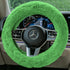 FH Group Doe16 Faux Rabbit Fur Cozy Steering Wheel Cover Ultimate Protection Universal Fit for Most Cars, Trucks, SUVs, and Vans Green...