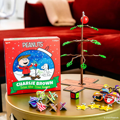 Funko Peanuts Charlie Brown Trim The Tree Cooperative Game for 1-5 Players Ages 5 and Up...