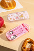 Hello Kitty Utensil Set - Includes Reusable Fork, Spoon, Chopsticks and Carrying Case - Authentic Japanese Design - Durable, Dishwasher Safe- Swee...