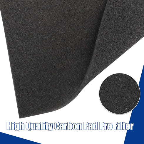 Cut to Fit Foam Pad Pre Filter, Air Purifiers Filter Replacement, Compatible with Most Air Conditioner, Trash Cans, Dehumidifier, 39 x 16 inch, 1 ...