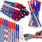 Eaasty American Flag Pens Bulk Patriotic USA Gel Ink Pen Independence Day Pen Stars Stripes Ballpoint Pens for Home School Office Supplies 4th of ...