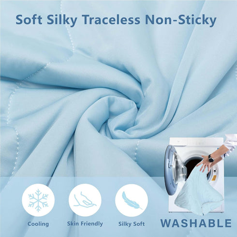 Pet Cooling Blankets & Sleeping Mat- Reversible Washable Durable Dog Bed Cover, EZ Clean. Perfect Indoors, Outdoors or in The Car.(Large, Blue-Blu...