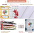 ITSTITCH Printed Cross Stitch Kits 14CT 21x21inch Holiday Gift DIY Embroidery Starter Kits Easy Patterns Embroidery for Girls Crafts DMC Stamped C...