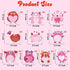 30 Pack Valentine’s Day Sticky Notes Cute Monster Heart Sticky Note Pads 600 Sheets Self Stick Notepad Memo Pads Funny Page Marker School Classroo...