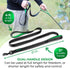 6 Foot Long Dog Leash with 2 Padded Handles - for Large and Medium Dogs - Walking Lead with Reflective Stitching and Traffic Handle for Control an...