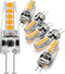 G4 LED Bulb Warm White 2700K 3W Equivalent to 20W Halogen Bulb AC/DC 12-24V T3 JC Bi-Pin Base Replacement for Outdoor Landscape Bulbs Path Paver D...