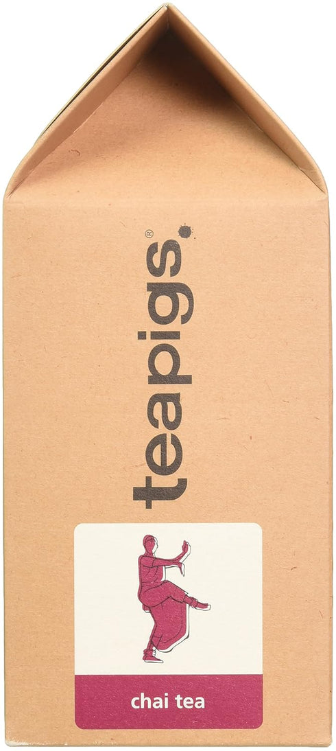 Teapigs Chai Tea Bags Made With Whole Leaves, bold flavor, natural ingredients (1 Pack of 50 Teabags)...