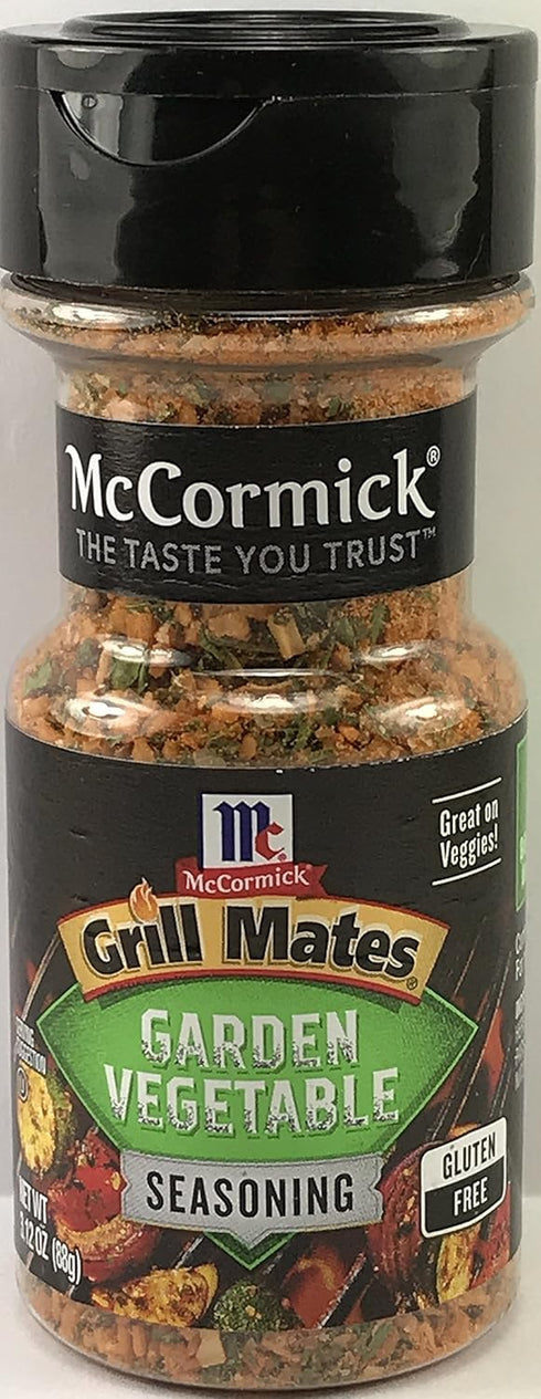 McCormick Grill Mates Garden Vegetable Seasoning, 3.12 oz (Pack of 3)...