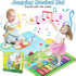 Toys for 1 Year Old Boys and Girls: Love&Mini 3 in 1 Musical Mat for Toddlers 1-3 with Drum 6 Musical Instrument and 8 Animals Sounds Piano Mat To...