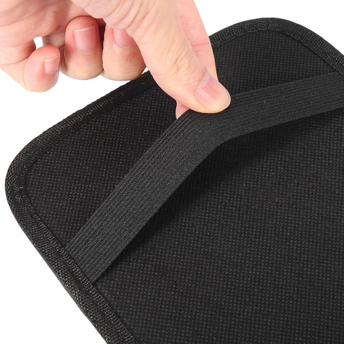 X AUTOHAUX 2pcs Car CD Visor Storage Cases Vehicle Sun Visor Organizer with 10 DVD Storage Sleeves Black with White Line...