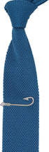 Fishing Hook Tie Clip Rhodium Plated Nolvety Fishhook Tie Clip With Box...