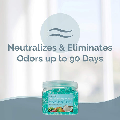 Clear Air Odor Eliminator Gel Beads - 12 oz, Pack of 2 - Air Freshener Made with Essential Oils - Eliminates Odors in Bathrooms, Cars, Boats, RVs ...