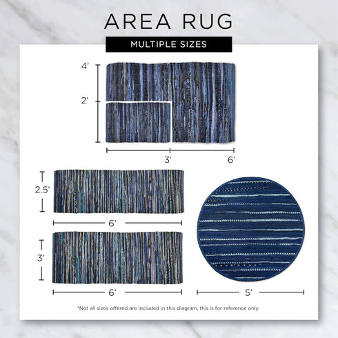 DII Woven Recycled Yarn Rag Rug Collection Miniature Diamonds, 2x3', Stone...