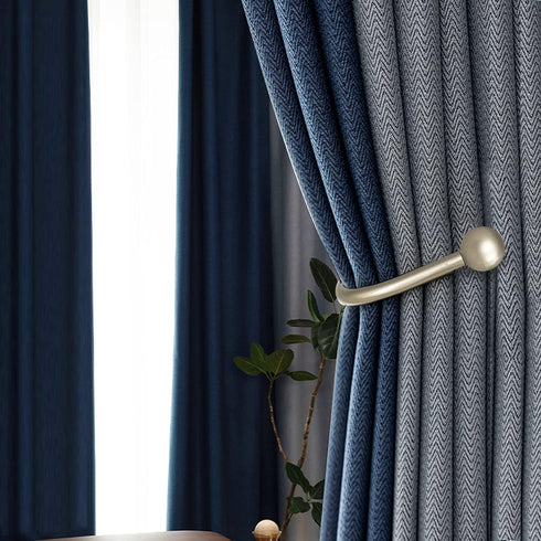 Curtain Holdback, 4 Pcs Wall Mounted Drapery Tiebacks with Screws, Heavy Duty Metal Decorative Window Drapery Holder Curtain Hook, Silver...