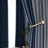 Curtain Holdback, 4 Pcs Wall Mounted Drapery Tiebacks with Screws, Heavy Duty Metal Decorative Window Drapery Holder Curtain Hook, Silver...