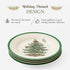 Spode 7.25" Salad Plate - Christmas Tree Design | Stoneware - Dishwasher, Microwave, Freezer Safe | Holiday Dinnerware Décor - Gifting Ideas, Gath...
