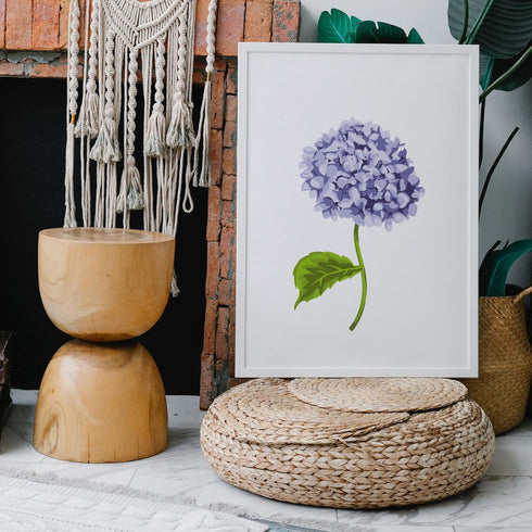 FINGERINSPIRE Layered Hydrangea Pattern Painting Stencil 8.3x11.7inch Hydrangea Flower Drawing Template DIY Craft Plants Decoration Stencil for Pa...