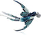 Lovely Enamel Rhinestone Flying Swallow Bird Brooch Pins Breastpin Wedding Brooches Lapel Pin Badge Jewelry Gifts...