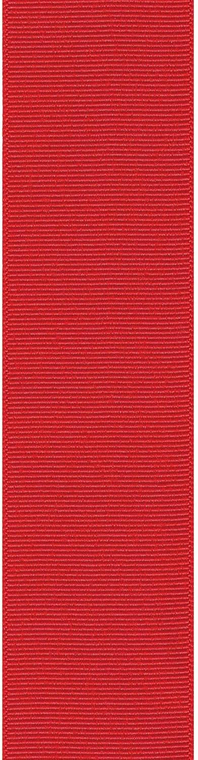 Offray Grosgrain Craft Ribbon, 5/8-Inch x 18-Feet, Red...