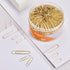 500pcs Gold Paper Clips Assorted Sizes Small, Medium and Large Paperclips for Paperwork Ideal for Home, School and Office Use...