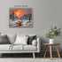 Posterizer 1 pcs-snowy jungle in winter in oil painting style-4-Landscape & Nature Art-GIft for Men Women Teens-Living Room Bedroom Decor- unframe...