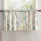 No. 918 Hoot Owl Print Semi-Sheer Rod Pocket Kitchen Curtain Tier Pair, 56" x 24", Mocha...