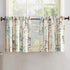 No. 918 Hoot Owl Print Semi-Sheer Rod Pocket Kitchen Curtain Tier Pair, 56" x 24", Mocha...