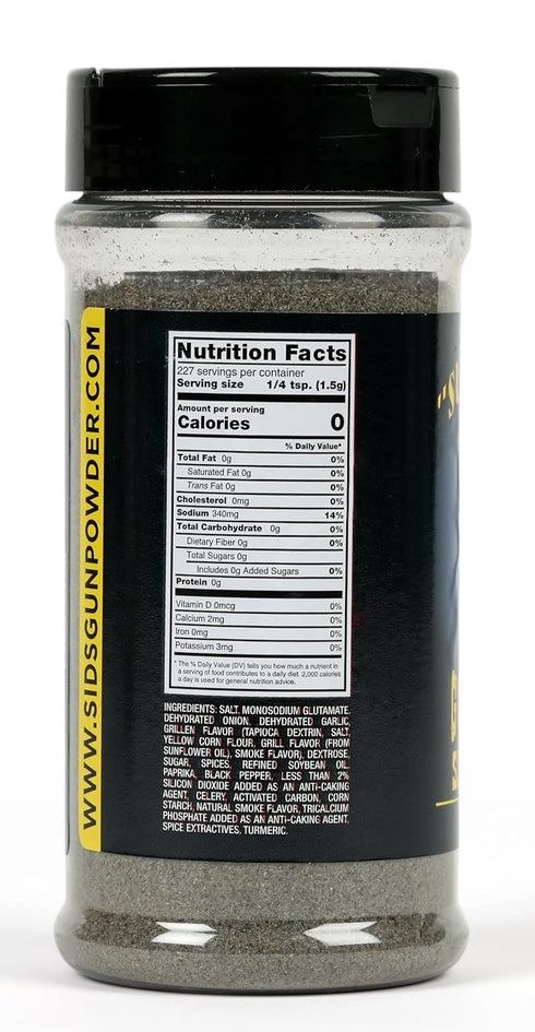 Sure Shot Sid's Original Gunpowder Seasoning 12oz...
