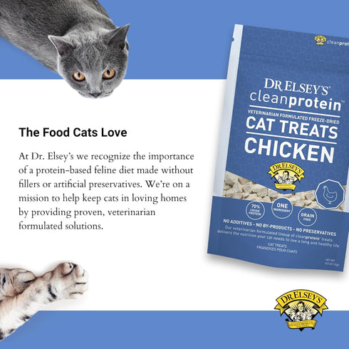 Dr. Elsey's Freeze-Dried Chicken Cat Treats 0.5 oz....