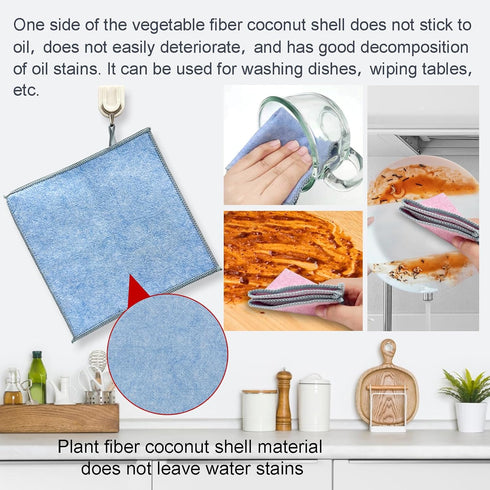 Multipurpose Wire Dishwashing Rags for Wet and Dry?Dish Rags for Washing Dishes, Non Scratch Wire Dishcloth? Wire Dishcloths for Kitchen? Wire Mir...