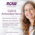 NOW Solutions, CoQ10 Antioxidant Serum, with Clinically Tested REVINAGE™ for Collagen Support, Visible Firming, 1-Ounce...