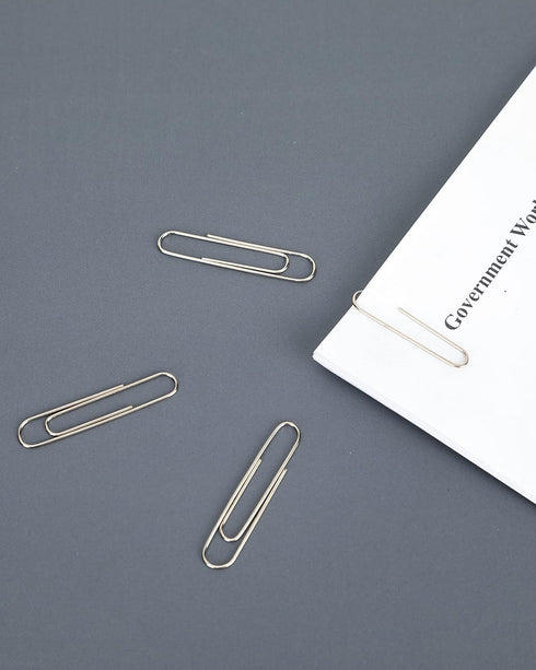 Jumbo Paper Clips Smooth, 300 Large Paperclips (3 Boxes of 100 Each), Paperclips for Office School & Personal Use, Daily DIY, 2" Silver Paper Clip...