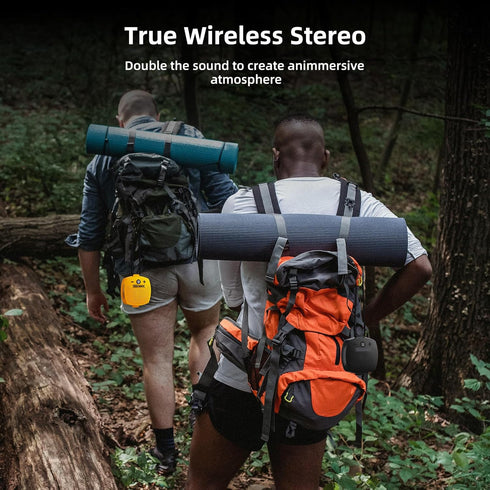 Portable Bluetooth Speaker IPX5 Small Waterproof Speakers Bluetooth Wireless Bluetooth 5.4 TWS Shower Speaker 4W Loud Sound with Lanyard Long Play...