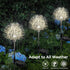Solar Garden Lights Outdoor-2 Pack Outdoor Decorative Garden Lights, Waterproof Solar Outdoor Lights Auto ON/Off Solar Lights for Garden Gifts for...