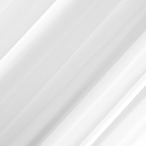 No. 918 Emily Sheer Voile Rod Pocket Door Sidelight Curtain Panel, 28" x 72", White...