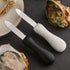 Oyster Shucking Knife, 2.75" New Haven Style Oyster Shucker Clam Knife with Non-Slip Poly Handle, Seafood Opener Seafood Tools (Black)...