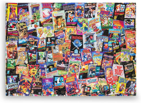 8-Bit Armageddon Retro Video Game Puzzle for Adults and Kids | 1000 Piece Jigsaw Puzzle Toy | Interactive Brain Teaser for Family Game Night | 28 ...